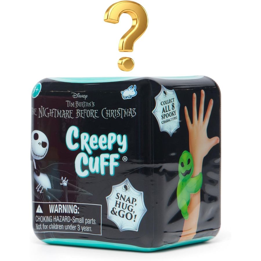 Nightmare Before Christmas Creepy Cuffs Series 1 Cutie Cuff plush slap bracelet